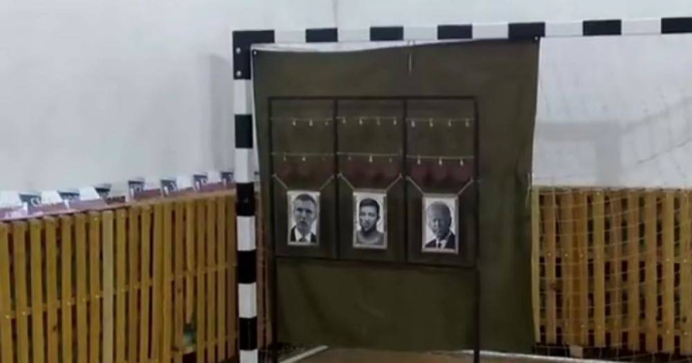 В российском Томске детей заставили стрелять по мишеням с портретами Зеленского, Байдена и генсека НАТО (ВИДЕО)