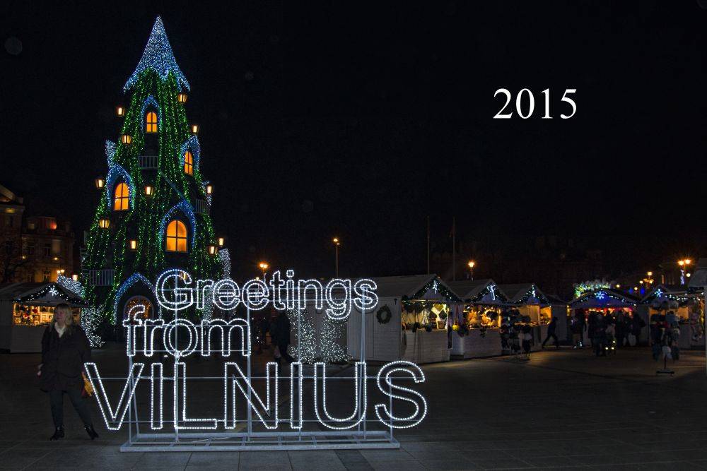 Листки рождественского календаря в истории Вильнюса