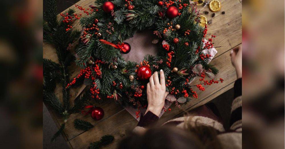 Как сделать рождественский венок своими руками: будете поражены, настолько все просто