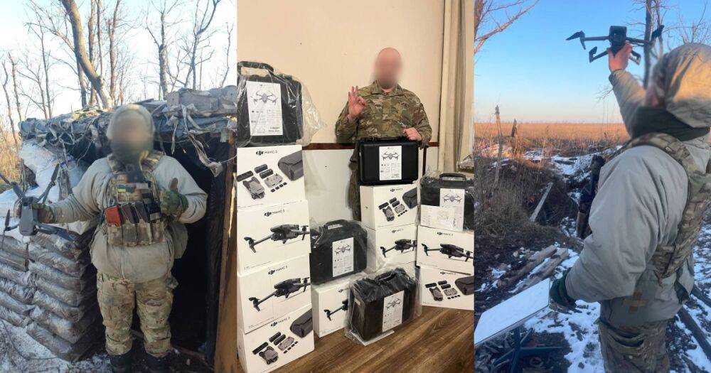 Военные на Донецком направлении получили дроны и генераторы от "Фундации Течия" и Олега Крота