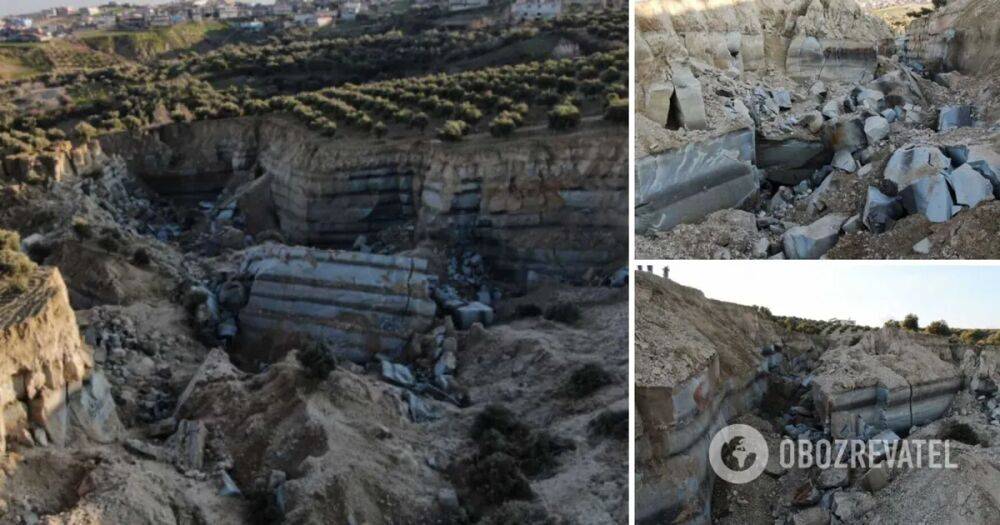 Землетрясение в Турции - в Турции после землетрясения образовался разлом глубиной 30 метров – фото, видео