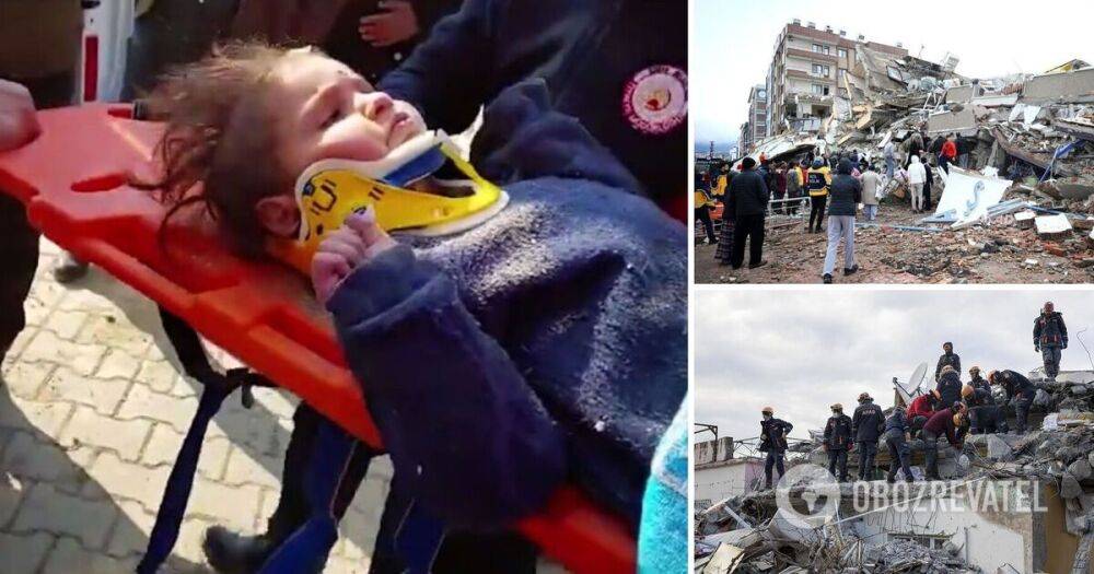 Землетрясение в Турции - через 6 дней после землетрясения из-под завалов вытащили еще одного живого ребенка - видео
