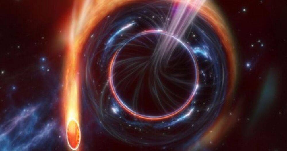 Обнаружена убегающая из галактики черная дыра, которая оставляет след из звезд: как это может быть