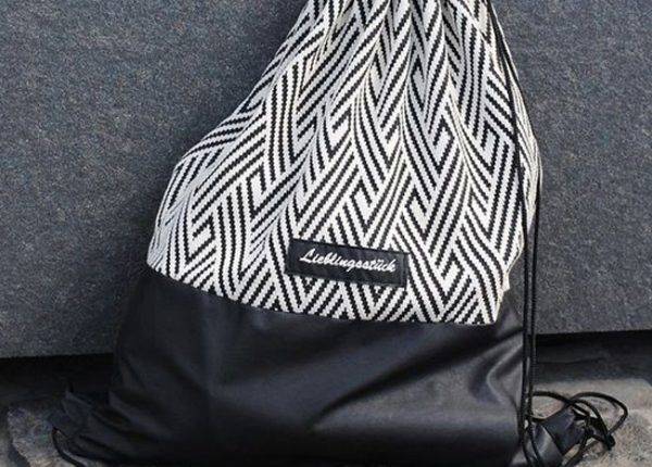 Рюкзак-мешок для сменной обуви своими руками