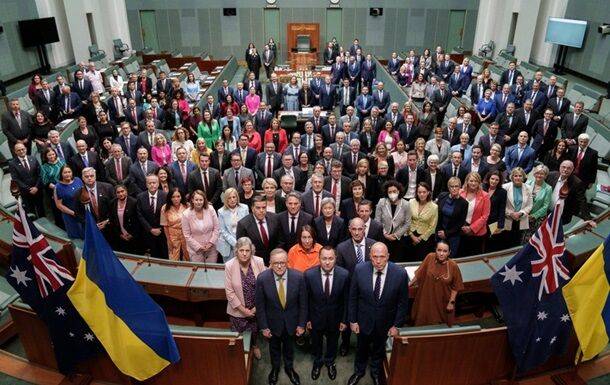 Австралия продемонстрировала солидарность с Украиной