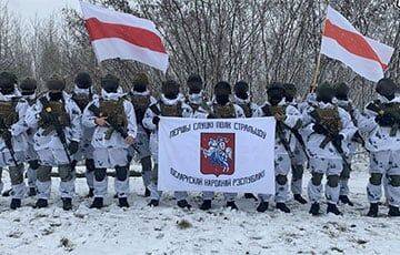 Белорусские добровольцы показали, как почтили память Кастуся Калиновского