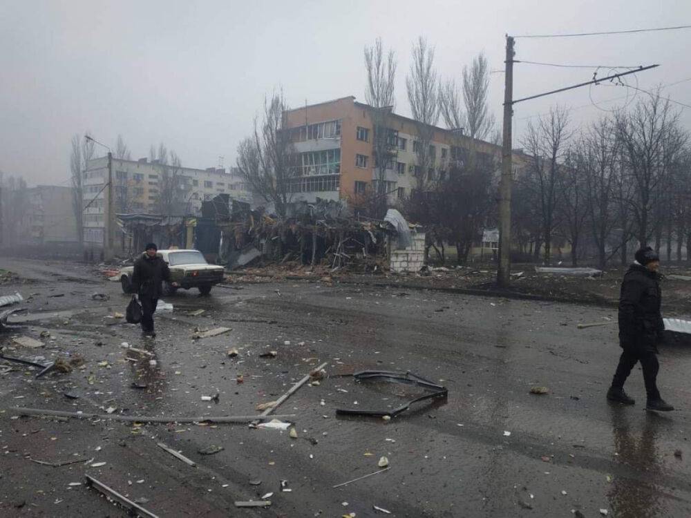 Святогорск - фото разрушений после удара 28 февраля
