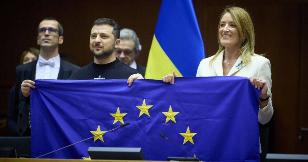 Зеленский хочет в этом году начать переговоры о членстве Украины в ЕС