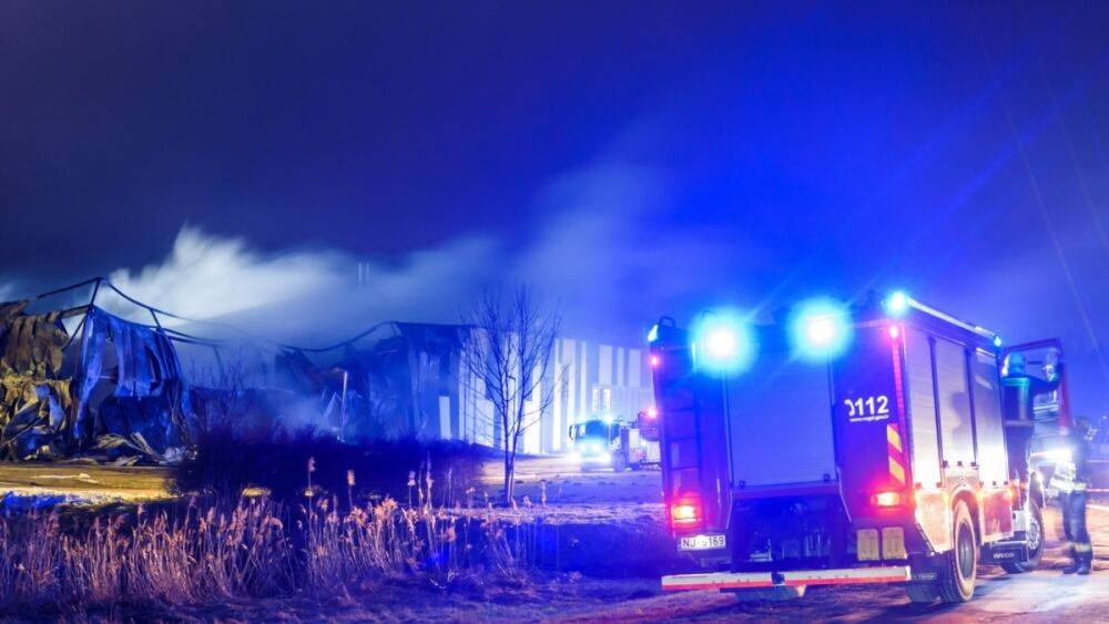 В Латвии на заводе по производству беспилотников случился пожар