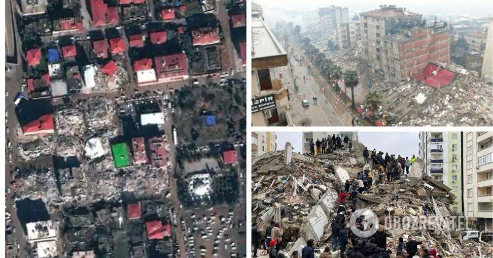 Землетрясение в Турции – сколько погибших и раненых – спутниковые фото