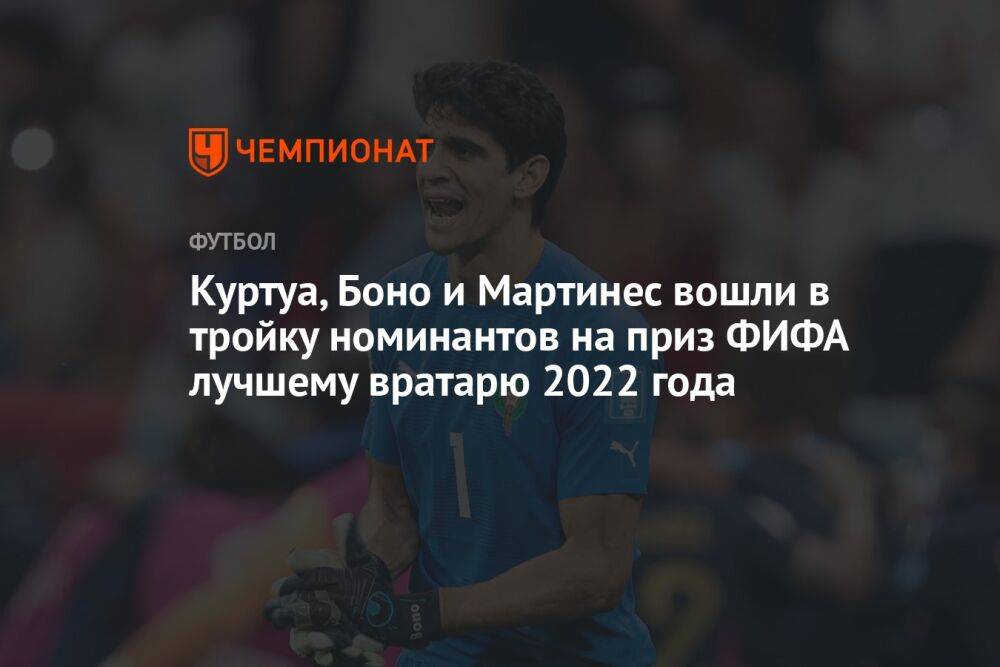 Куртуа, Боно и Мартинес вошли в тройку номинантов на приз ФИФА лучшему вратарю 2022 года