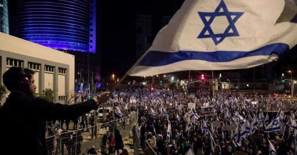 Крупнейшие протесты в истории Израиля: полмиллиона человек вышли на улицы против судебной реформы