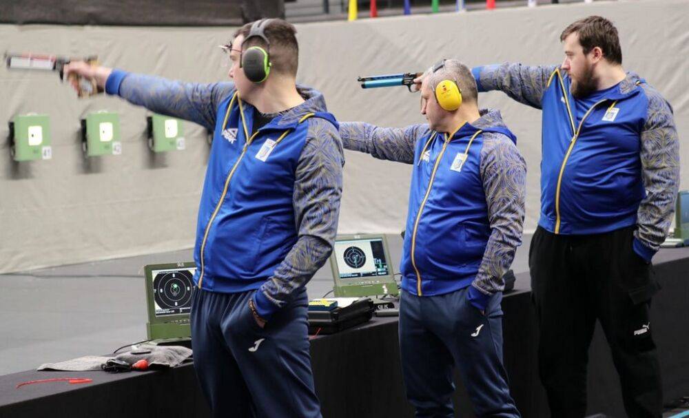 Сборная Украины завоевала «бронзу» в стрельбе из пневматического пистолета на ЧЕ-2023