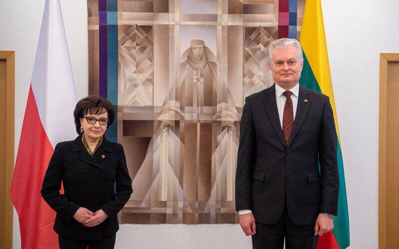 Президент Литы обсудил с главой Сейма Польши дальнейшую помощь Украине