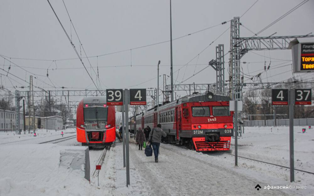 В марте отменят несколько электричек между Москвой и Тверью