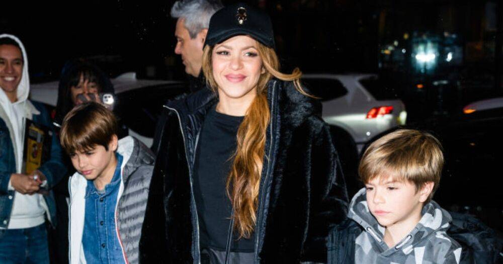 Шакира была замечена на прогулке вместе с сыновьями в Нью-Йорке