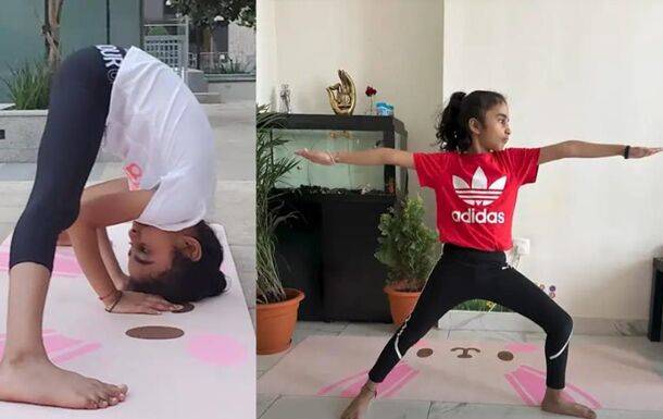 Самым молодым инструктором по йоге стала семилетняя девочка