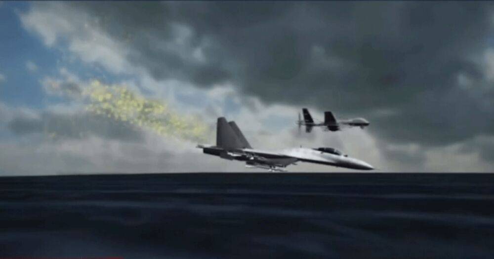 Крушение беспилотника MQ-9 Reaper: СМИ смоделировали сбитие БПЛА над Черным морем (видео)