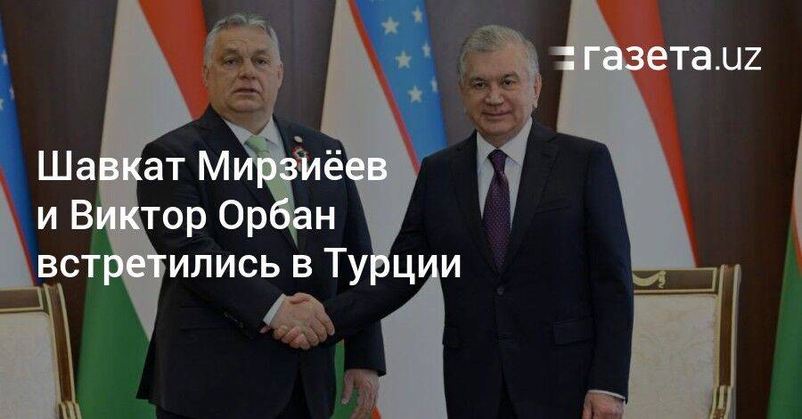 Шавкат Мирзиёев и Виктор Орбан встретились в Турции
