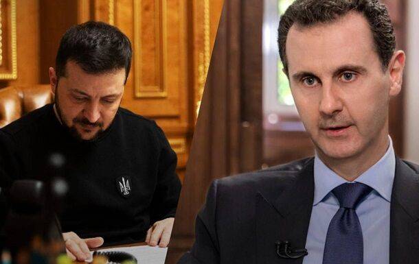 Зеленский ввел санкции против главы Сирии Асада