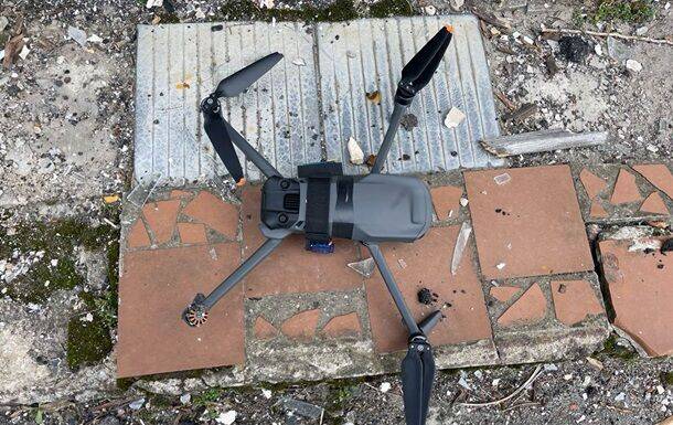 В Бериславе полицейские сбили дрон РФ, который сбрасывал взрывчатку