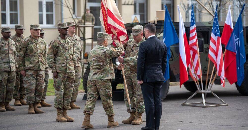 Восточный фланг НАТО: в польском городе Познань открыли первый гарнизон армии США (фото)
