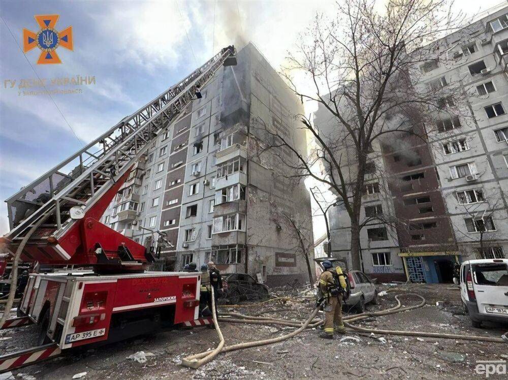Число пострадавших от российского удара по жилым домам в Запорожье увеличилось до 33-х