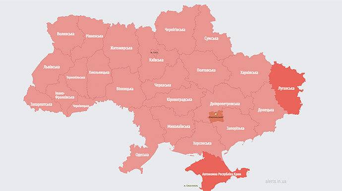 По всей Украине – воздушная тревога, МиГ в Беларуси