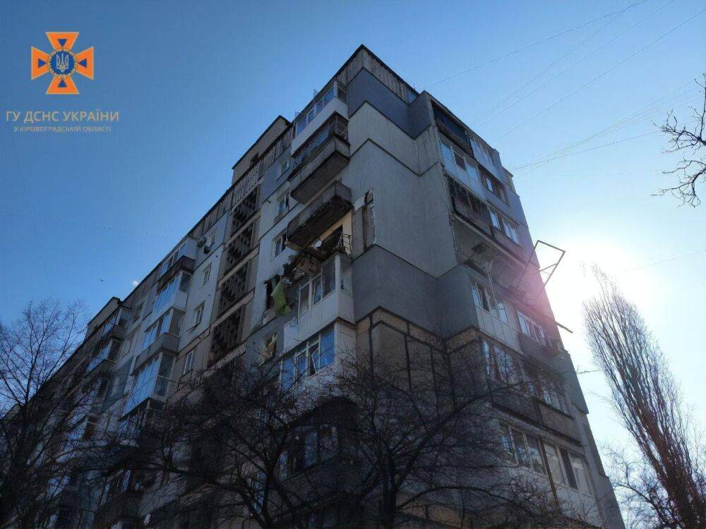 В Кропивницком во время тревоги произошел взрыв газа в многоэтажке, есть пострадавший – ОВА