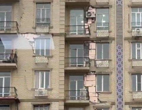 Видео ташкентской многоэтажки, у которой якобы появились трещины после землетрясения, оказалось фейком