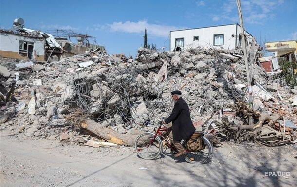 После землетрясений в Турции осталось более 100 млн тонн обломков