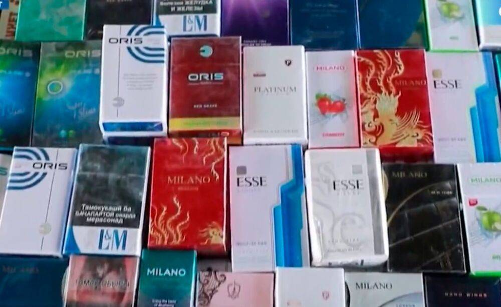 В одном из частных домов в Ташкенте обнаружили склад контрафактных сигарет