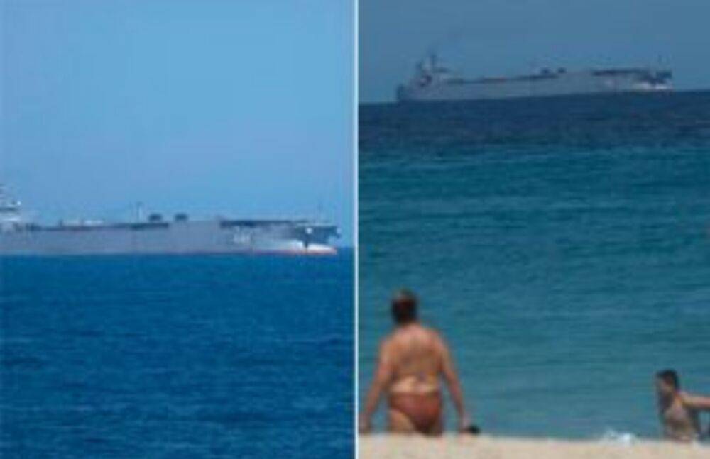 Щось намічається: біля бразильського пляжу помічені величезні іранські військові кораблі
