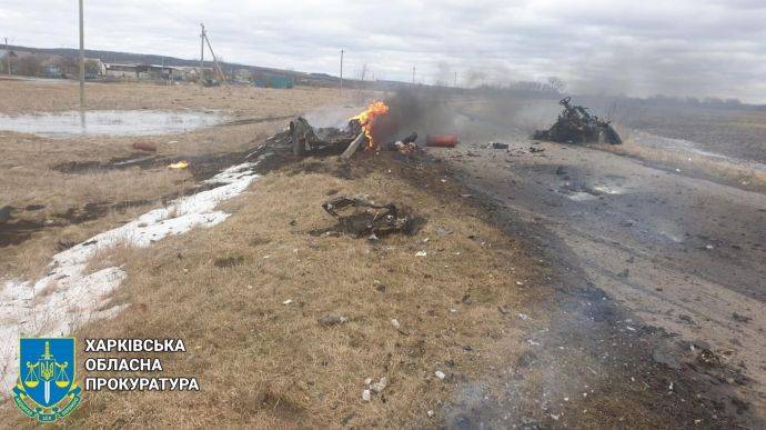 На Харьковщине российский снаряд попал в гражданское авто, погибли супруги