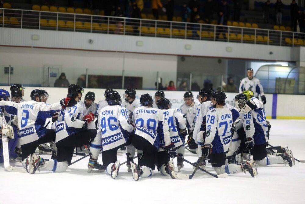 Днепр забросил 11 шайб Легиону в последнем матче регулярного сезона чемпионата Украины по хоккею