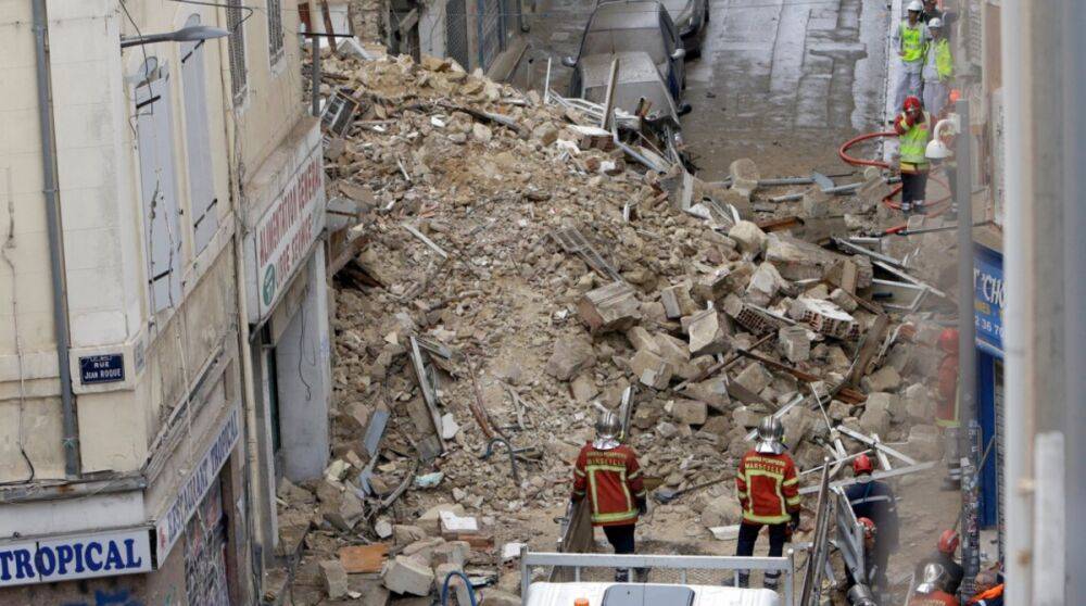 Обвал жилого дома в Марселе: найдены двое погибших