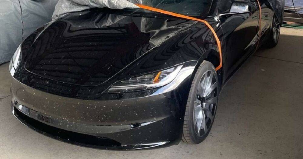 Новый электрокар Tesla Model 3 2024 рассекретили до премьеры (фото)