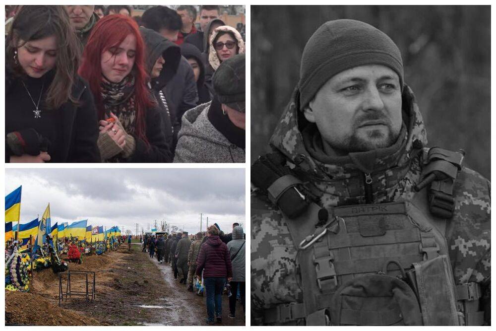 "Папа всегда знал, что сказать": украинцы пришли провести Героя в последний путь, кадры траурной церемонии