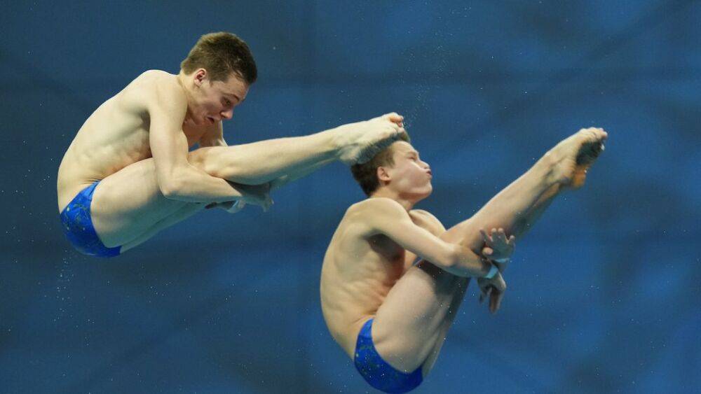 Украинцы Середа и Болюх выиграли бронзу на этапе Кубка мира по прыжкам в воду