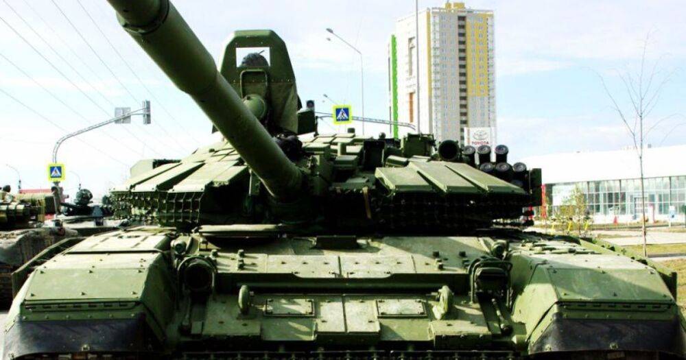 В сеть попал российский модернизированный танк Т-72Б