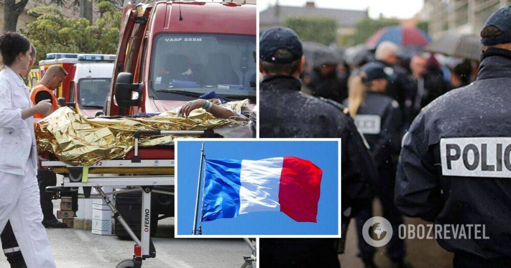 Авария в Бордо - во Франции машина врезалась в собрание людей, что случилось