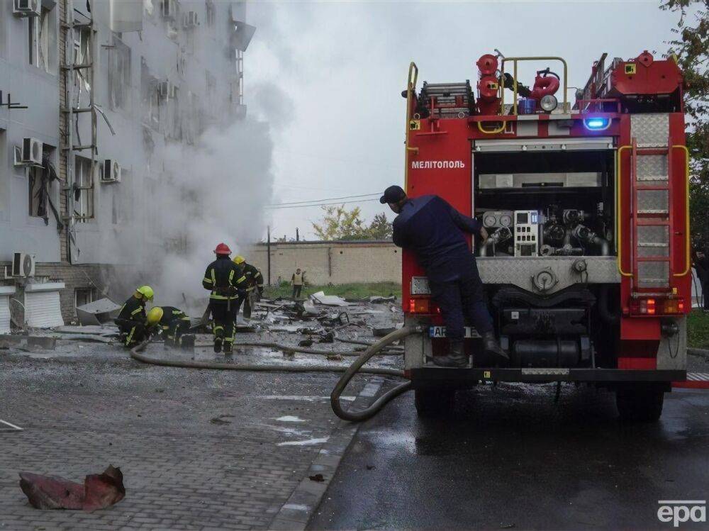 Мэр Мелитополя сообщил об утренней "бавовне" в городе, на место взрыва оккупанты отправили скорую и пожарных