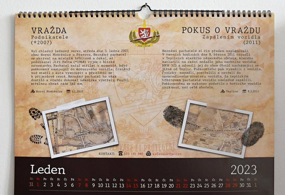 В Чехии полиция выпустила календарь нераскрытых убийств