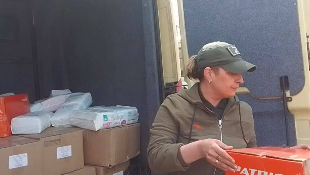 Очередная российская игра на камеру: в Лисичанск привезли новую гуманитарную помощь