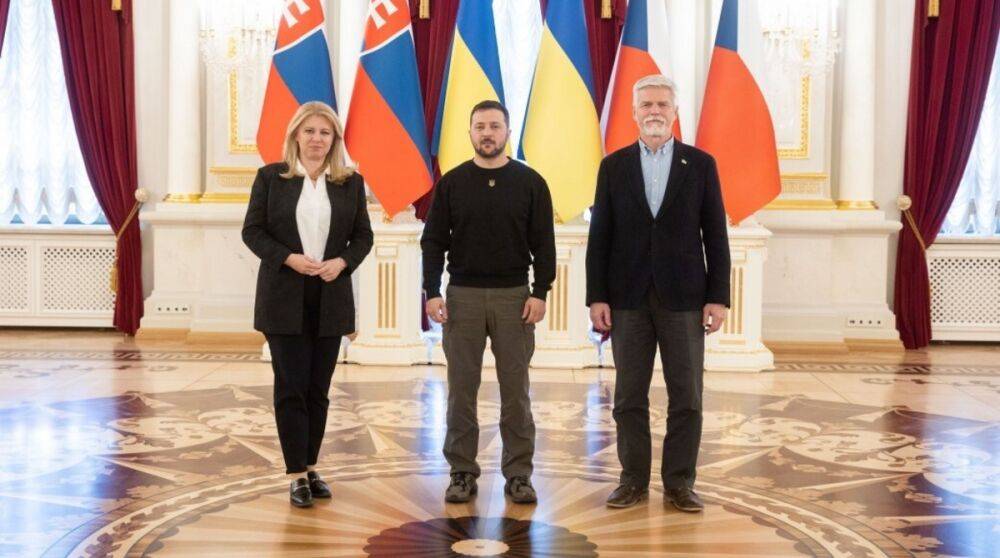Зеленский встретился с президентами Чехии и Словакии: что обсуждали