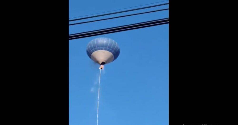 В Мексике во время полета вспыхнул воздушный шар: люди сгорели заживо (видео)