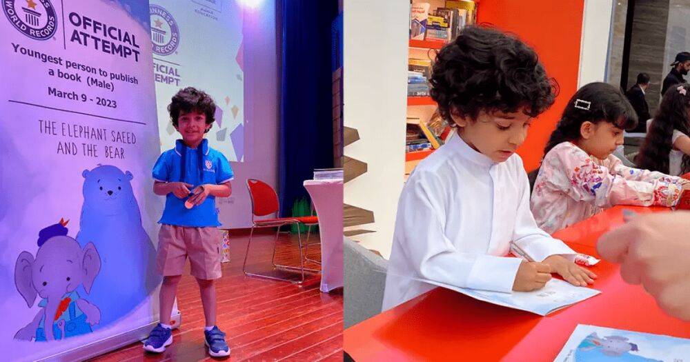 4-летний мальчик из ОАЭ стал самым молодым автором, опубликовавшим книгу (фото)