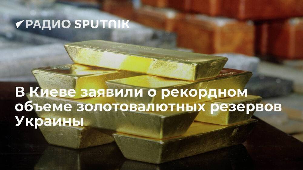 Советник Зеленского Устенко: золотовалютные резервы Украины превышают 30 млрд долларов