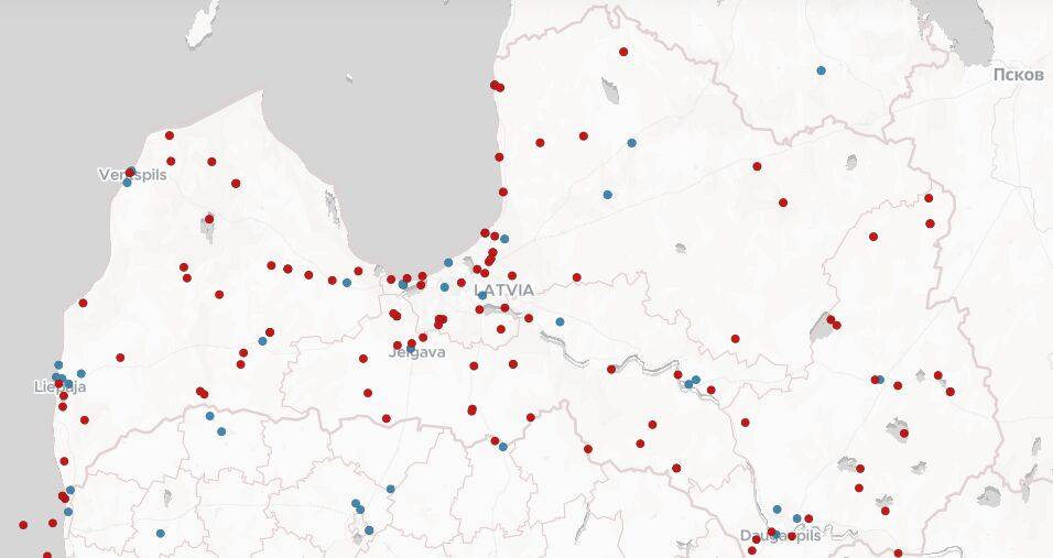 Карта "вечных химикатов" в Латвии: выявлены самые опасные точки страны
