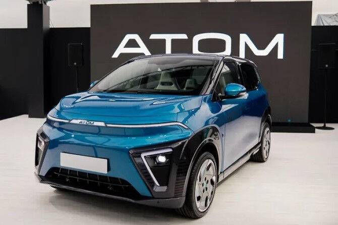 Сборка электромобиля «Атом» начнется в середине 2025 года